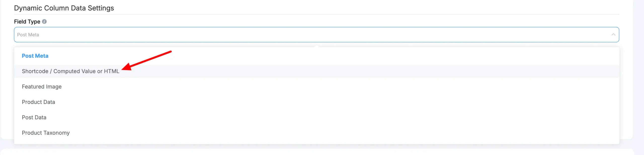 Shortcode / Computed Value or HTML